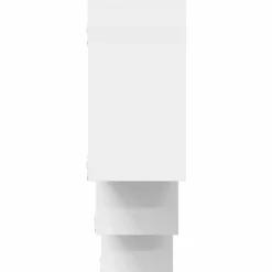 vidaXL Estantería de pared madera de ingeniería blanca 159x18x66 cm Blanco New