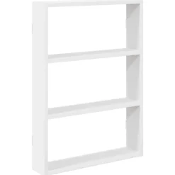 vidaXL Estantería de pared madera de ingeniería blanca 43x9x60 cm Blanco Hot