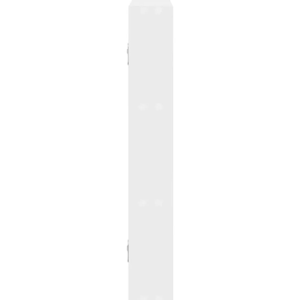 vidaXL Estantería de pared madera de ingeniería blanca 43x9x60 cm Blanco Hot