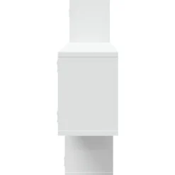 vidaXL Estantería de pared madera ingeniería blanca 167,5x18x68 cm Blanco Clearance