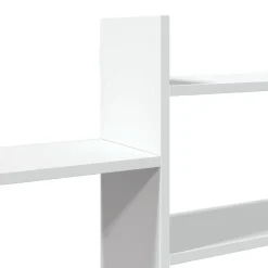vidaXL Estantería de pared madera ingeniería blanca 167,5x18x68 cm Blanco Clearance