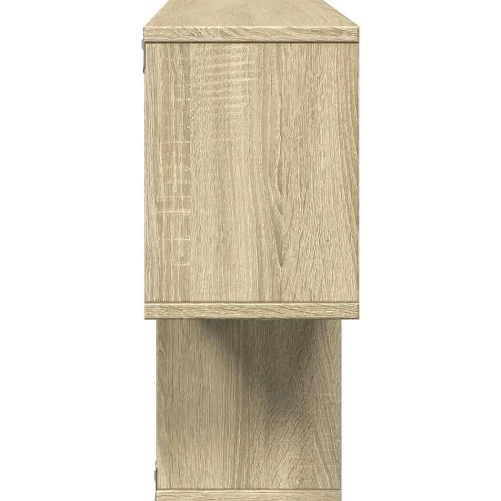 vidaXL Estanterías-Estantería de pared madera ingeniería 100x20x53 cm