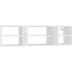 vidaXL Estanterías-Estantería de pared madera contrachapada 102x30x29 cm