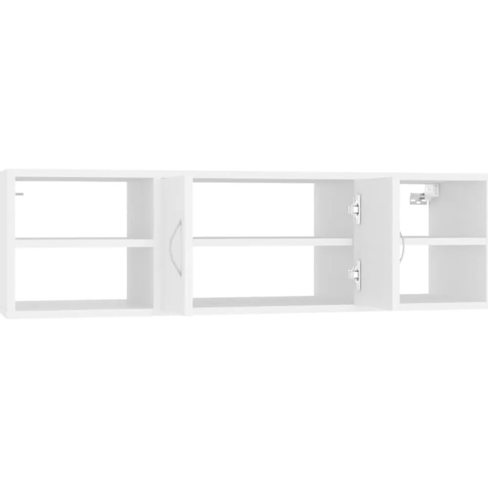 vidaXL Estanterías-Estantería de pared madera contrachapada 102x30x29 cm