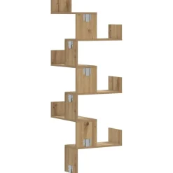 vidaXL Estantería de pared esquina madera artisan 45x45x147 cm Roble Outlet