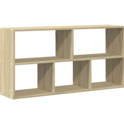 vidaXL Estanterías-Estantería de pared madera ingeniería 100x25x50 cm