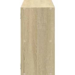 vidaXL Estanterías-Estantería de pared madera ingeniería 100x25x50 cm