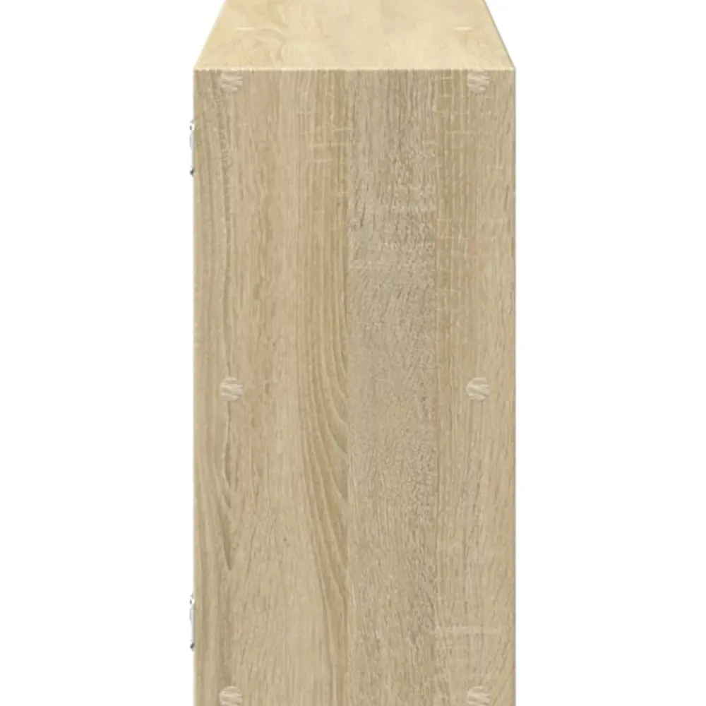 vidaXL Estanterías-Estantería de pared madera ingeniería 100x25x50 cm
