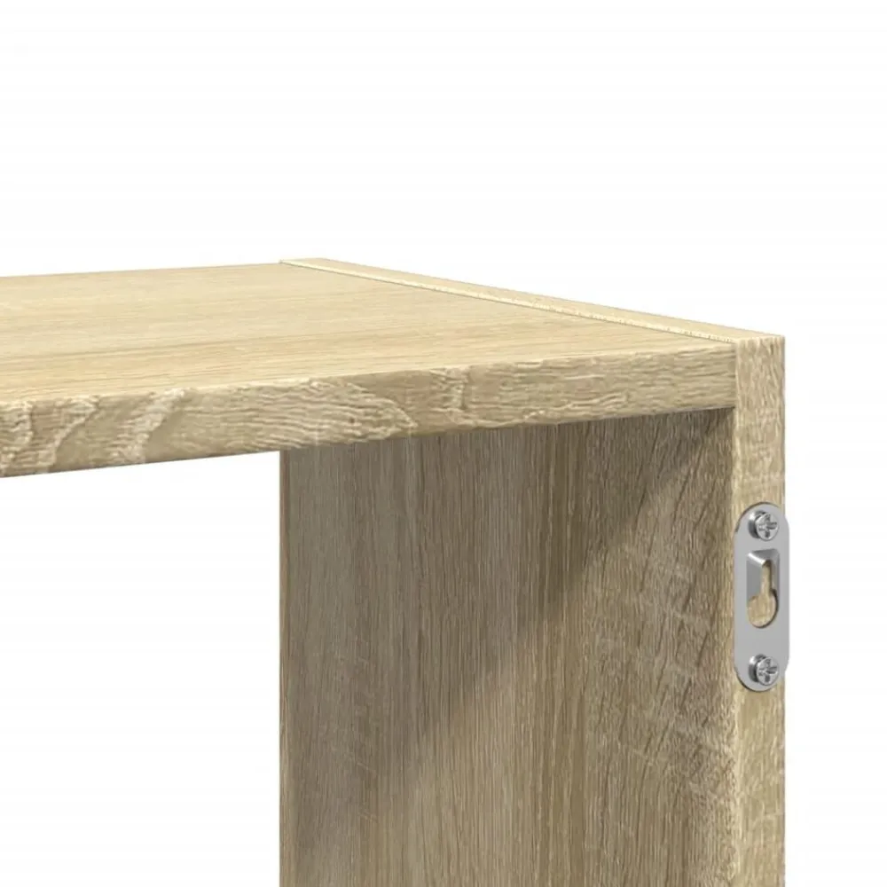 vidaXL Estanterías-Estantería de pared madera ingeniería 100x25x50 cm