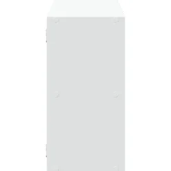 vidaXL Estantería de pared madera ingeniería blanca 100x25x50 cm Blanco Outlet