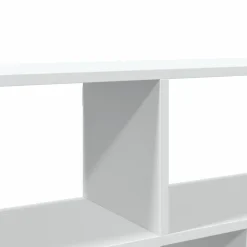 vidaXL Estantería de pared madera ingeniería blanca 100x25x50 cm Blanco Outlet