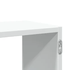 vidaXL Estantería de pared madera ingeniería blanca 100x25x50 cm Blanco Outlet