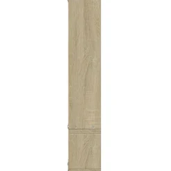 vidaXL Estantería de pared madera ingeniería 96x12x64 cm Roble Sonoma New