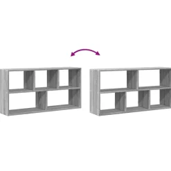 vidaXL Estanterías-Estantería de pared madera ingeniería 100x25x50 cm