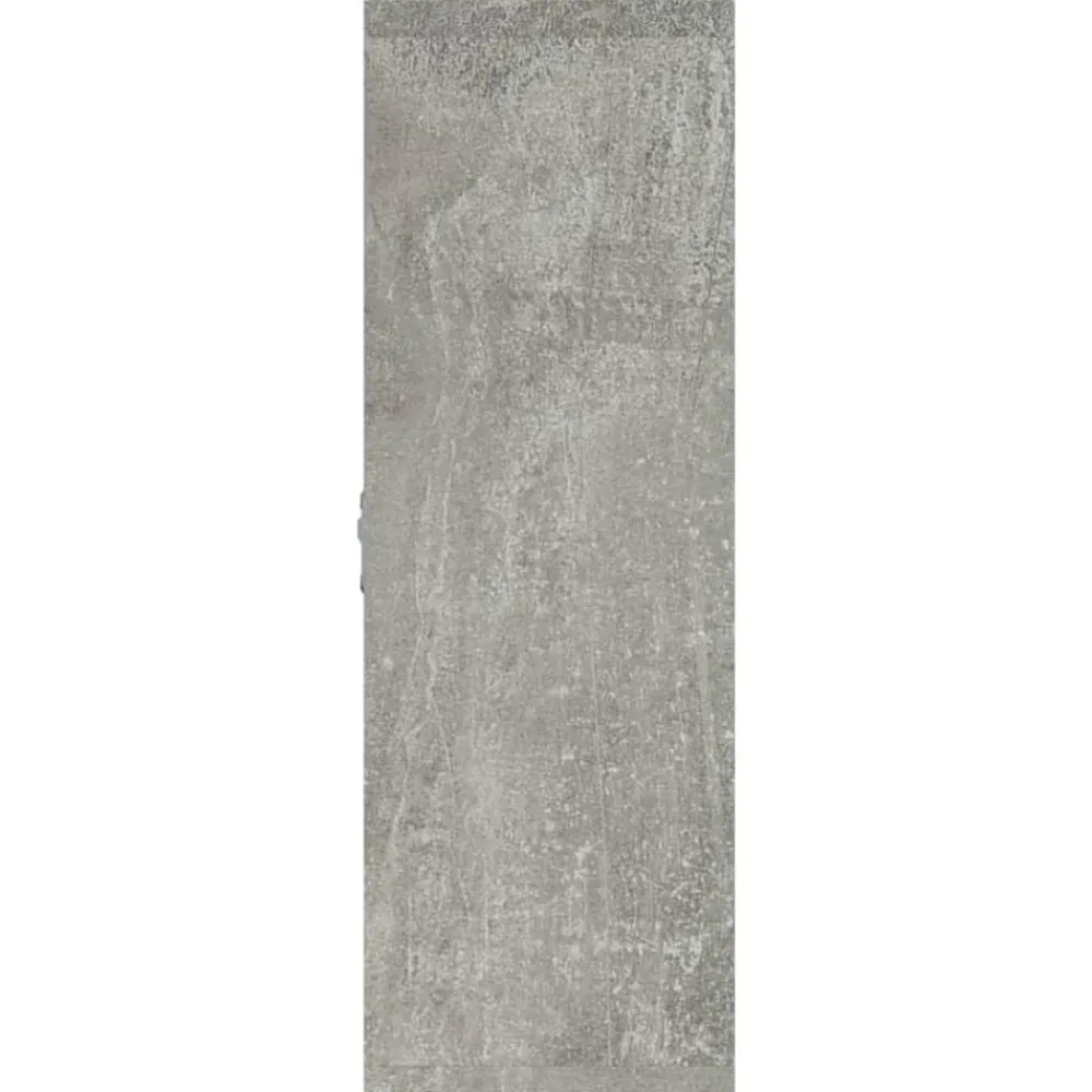 vidaXL Estantería de pared con 8 compartimentos gris hormigón Gris hormigón