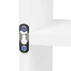 vidaXL Estantería de pared con 8 compartimentos Blanco brillante Online