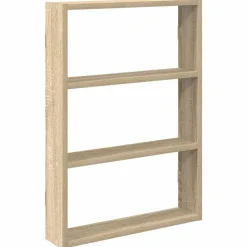 vidaXL Estantería de pared madera ingeniería 43x9x60 cm Roble Sonoma