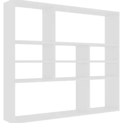 vidaXL Estanterías-Estantería de pared madera contrachapada 90x16x78 cm
