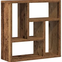 vidaXL Estantería de pared madera ingeniería envejecida 45x16x45 cm Madera antigua Sale