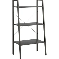 vidaXL Estantería de pie 3 baldas negra 56x35x108 cm Negro Outlet