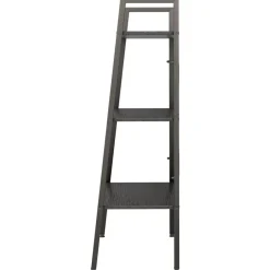 vidaXL Estantería de pie 3 baldas negra 56x35x108 cm Negro Outlet