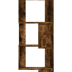 vidaXL Estanterías-Estantería esquina 3 niveles madera 50x50x102 cm