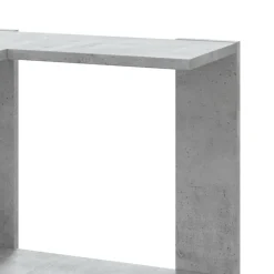 vidaXL Estantería esquina 5 niveles madera gris hormigón 50x50x179 cm Gris hormig&oacute;n Clearance