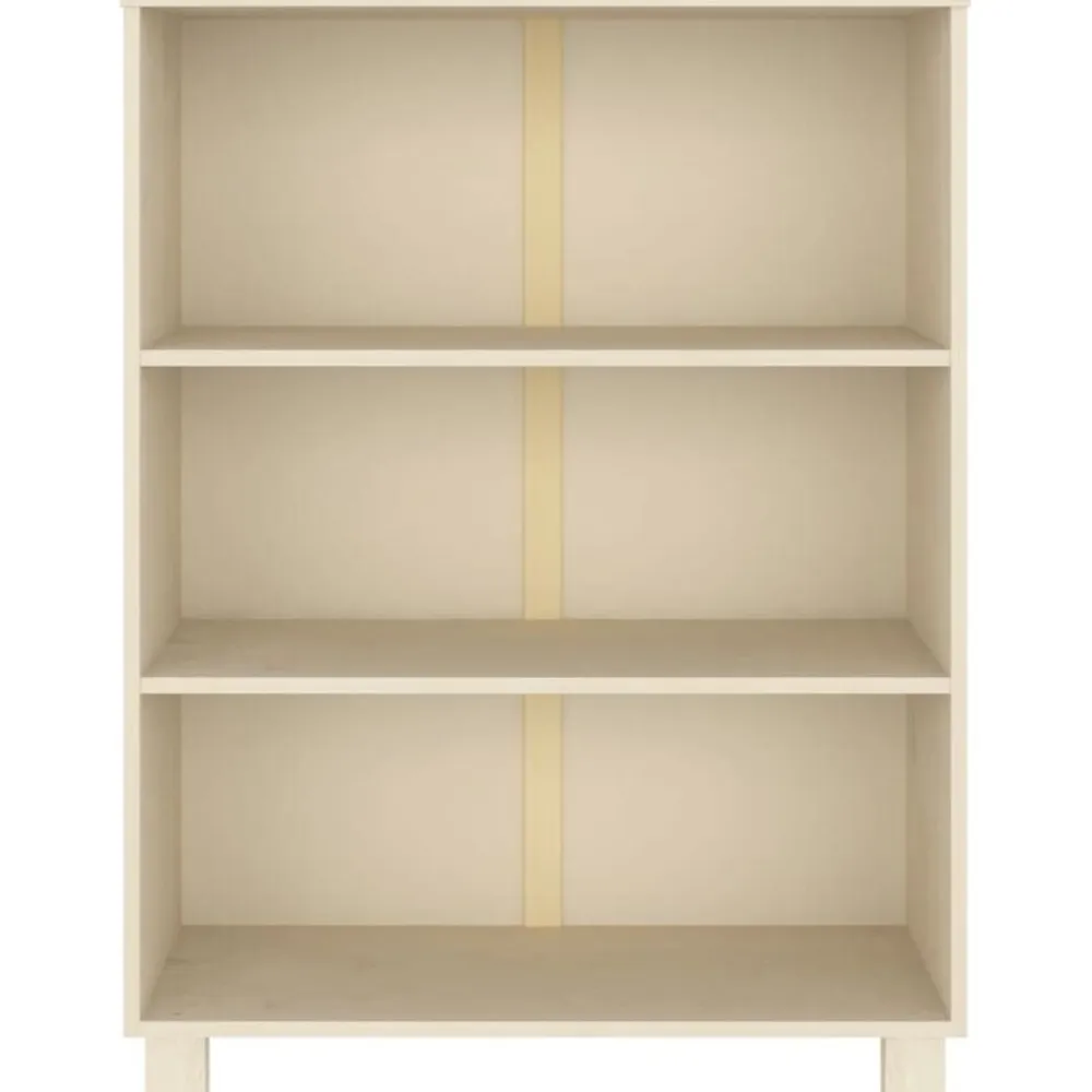 vidaXL Estanterías-Estantería HAMAR madera pino maciza marrón miel 85x35x112 cm