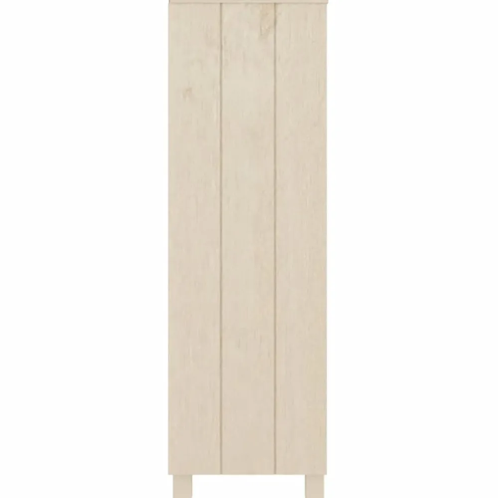 vidaXL Estanterías-Estantería HAMAR madera pino maciza marrón miel 85x35x112 cm