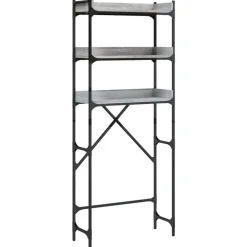 vidaXL Estantería lavadora madera ingeniería 67x25x163 cm Gris sonoma Sale