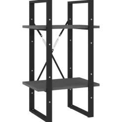 vidaXL Estantería librería 5 niveles madera de pino 40x30x175 cm Gris Hot