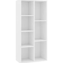 vidaXL Estanterías-Estantería librería madera contrachapada 50x25x106 cm