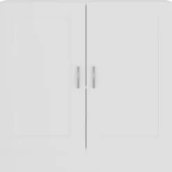 vidaXL Estantería librería madera contrachapada 82,5x30,5x80 cm Blanco Hot