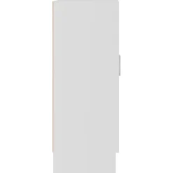 vidaXL Estantería librería madera contrachapada 82,5x30,5x80 cm Blanco Hot