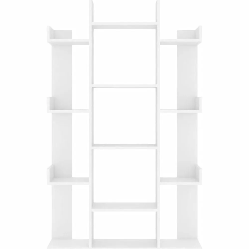 vidaXL Estanterías-Estantería librería madera contrachapada 86x25,5x140 cm
