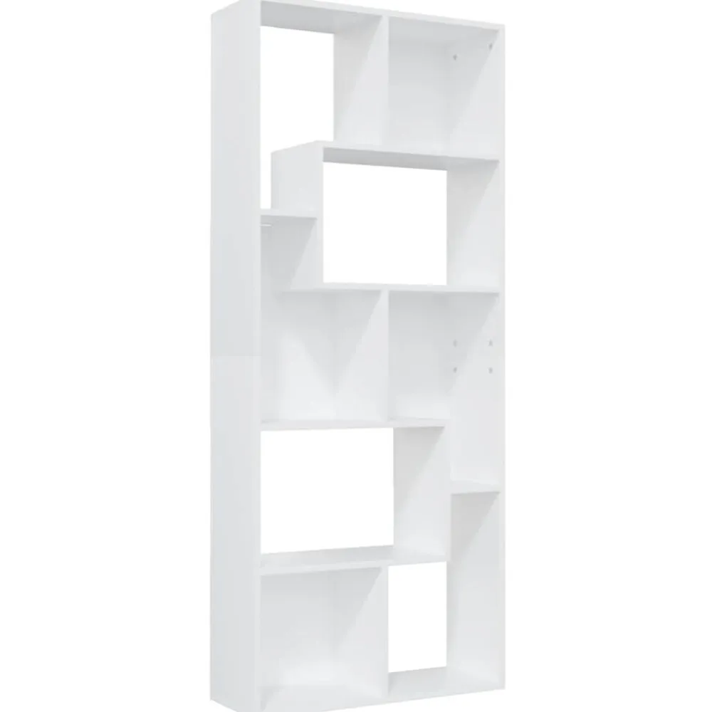 vidaXL Estantería librería madera contrachapada 67x24x161 cm Blanco Sale