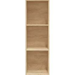 vidaXL Estanterías-Estantería libros/mueble TV contrachapada roble 36x30x114 cm
