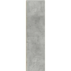vidaXL Estanterías-Estantería libros/mueble TV contrachapada hormigón 36x30x114cm