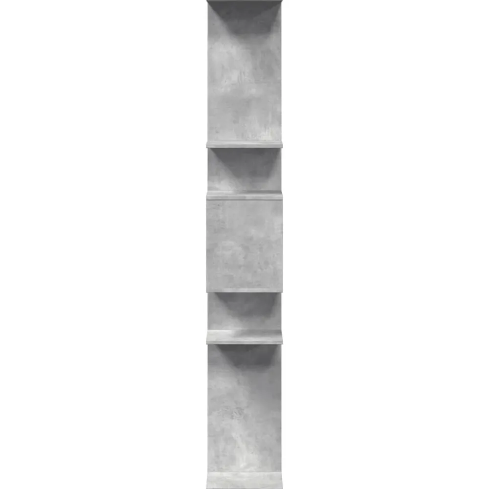 vidaXL Estantería madera contrachapada gris hormigón 92x29x188 cm Gris hormigón Best