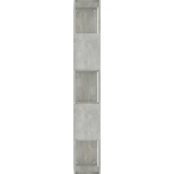vidaXL Estantería madera contrachapada gris hormigón 45x24x159cm Gris hormigón Clearance