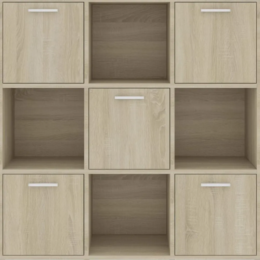 vidaXL Estanterías-Estantería madera contrachapada color 90x30x90 cm