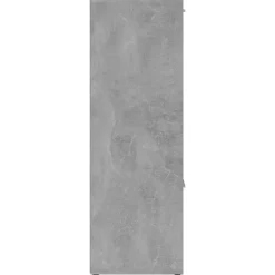 vidaXL Estantería madera contrachapada gris hormigón 90x30x90 cm Gris hormigón New