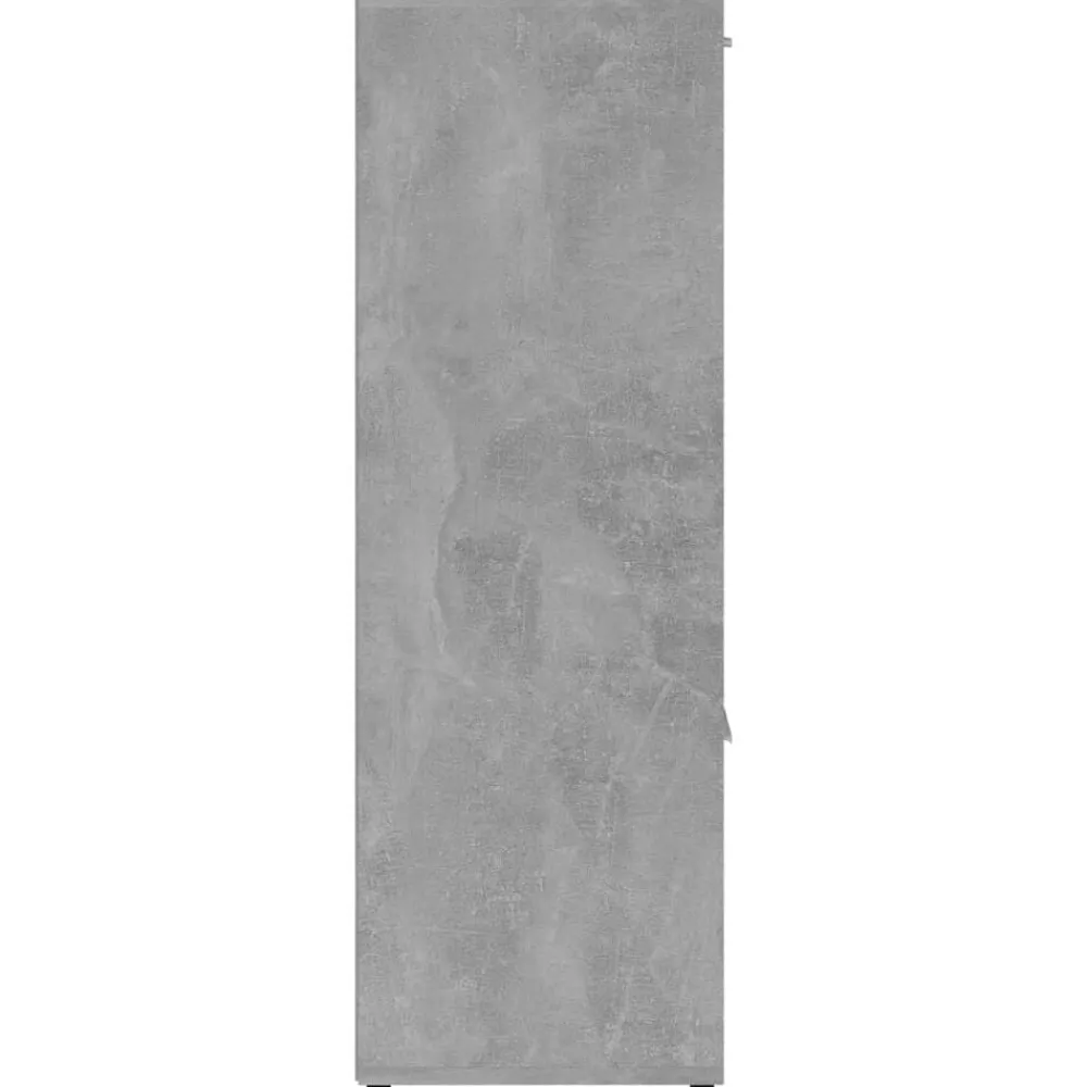 vidaXL Estantería madera contrachapada gris hormigón 90x30x90 cm Gris hormigón New