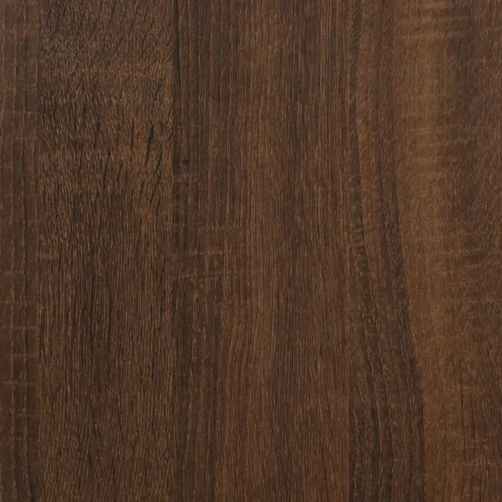 vidaXL Estanterías-Estantería madera contrachapada marrón roble 97,5x29,5x100 cm
