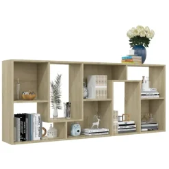 vidaXL Estantería madera contrachapada color 67x24x161 cm Roble Sonoma Hot