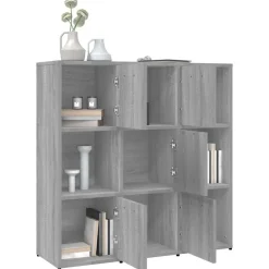 vidaXL Estanterías-Estantería madera contrachapada 90x30x90cm