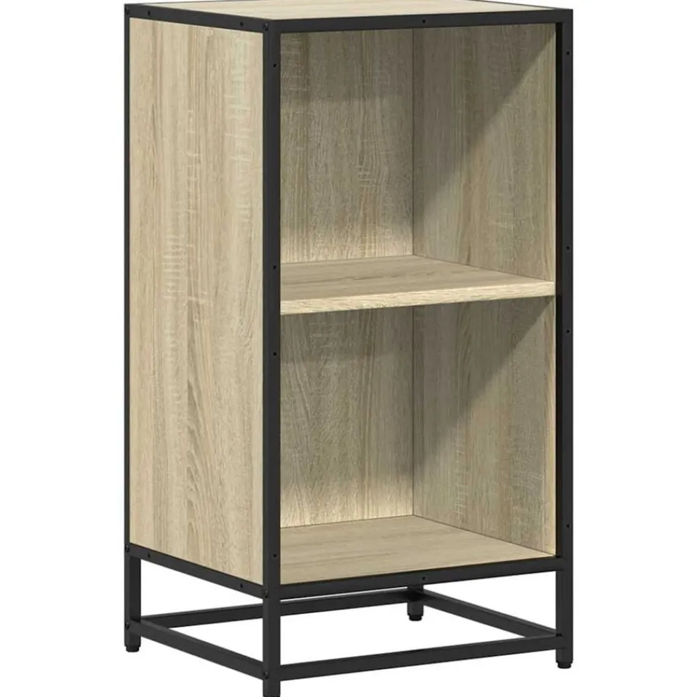 vidaXL Estanterías-Estantería madera contrachapada color roble 40x35x76 cm