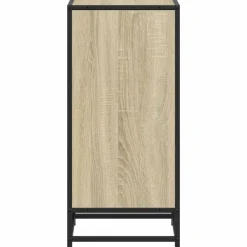 vidaXL Estanterías-Estantería madera contrachapada color roble 40x35x76 cm