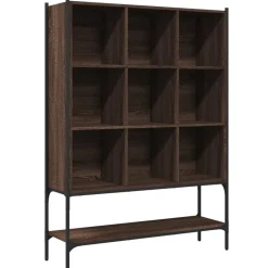 vidaXL Estantería madera de ingeniería marrón roble 102x30x141,5 cm Marrón roble Hot