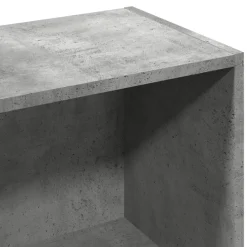 vidaXL Estantería madera de ingeniería gris hormigón 57x28,5x107,5 cm Gris hormig&oacute;n Discount